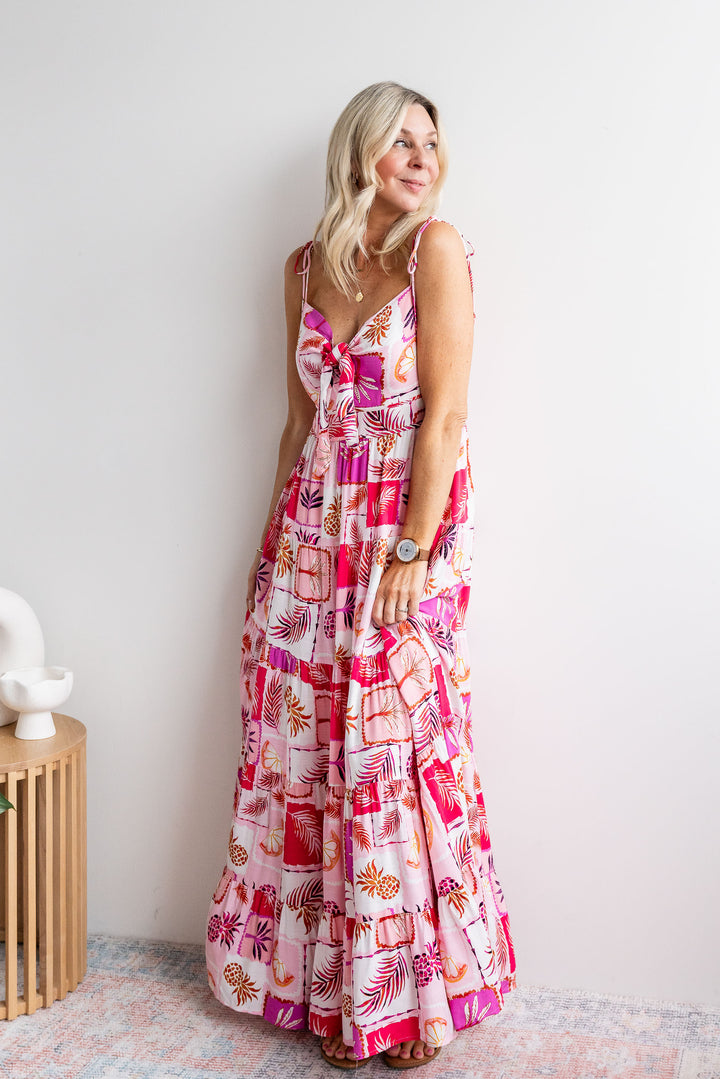 Sundowner Maxi Dress - Pink