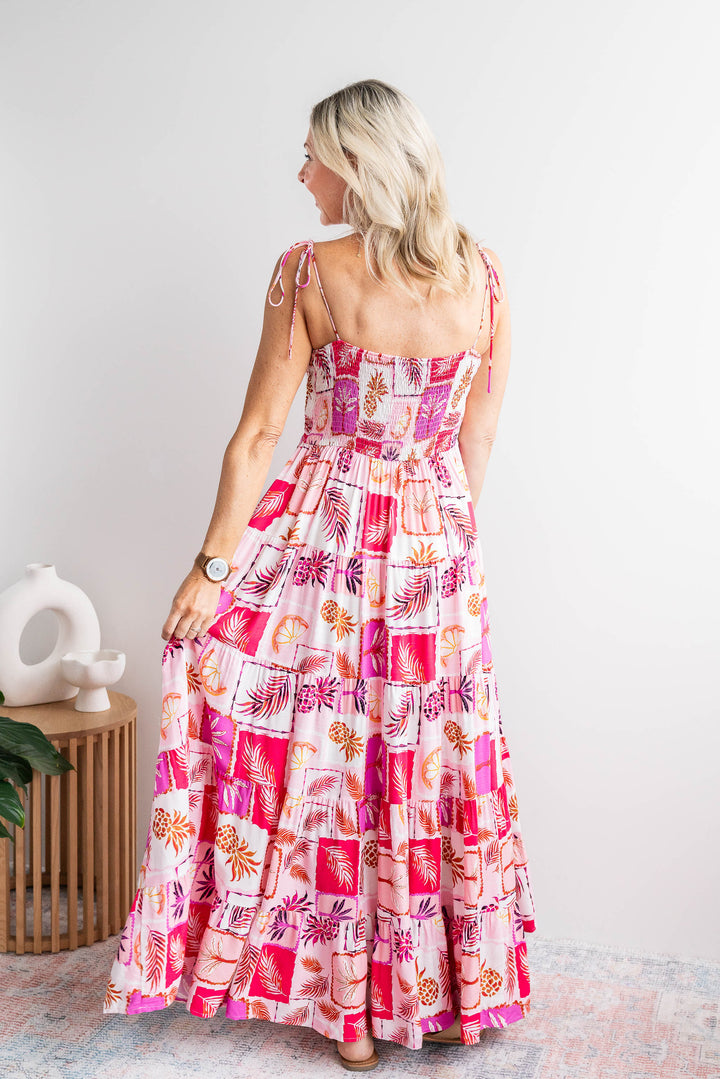 Sundowner Maxi Dress - Pink