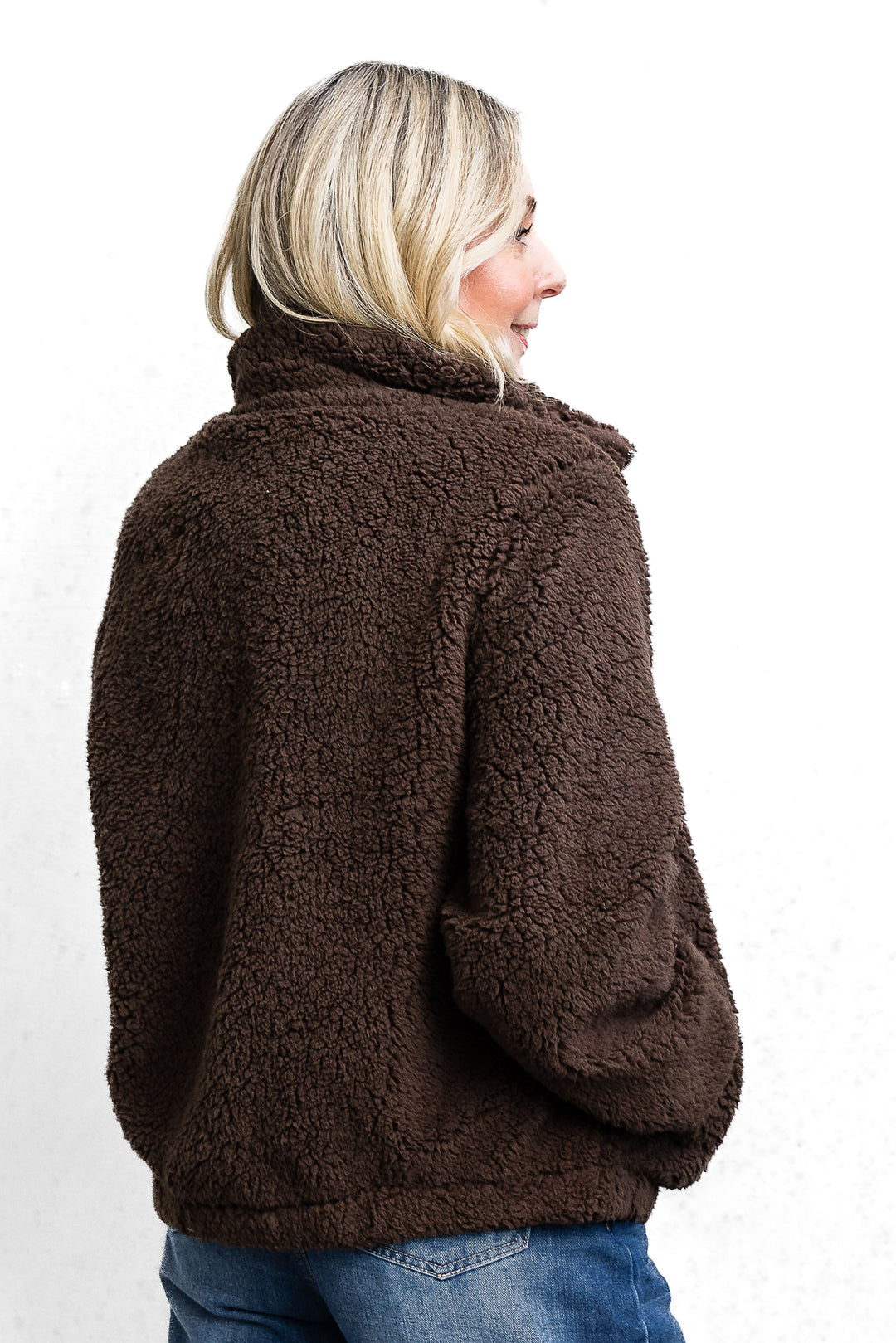 Chocolate Teddy Jacket - Mabel and Woods