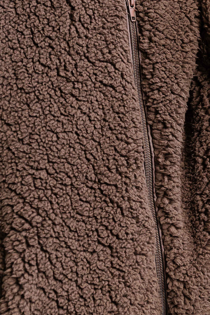 Chocolate Teddy Jacket - Mabel and Woods