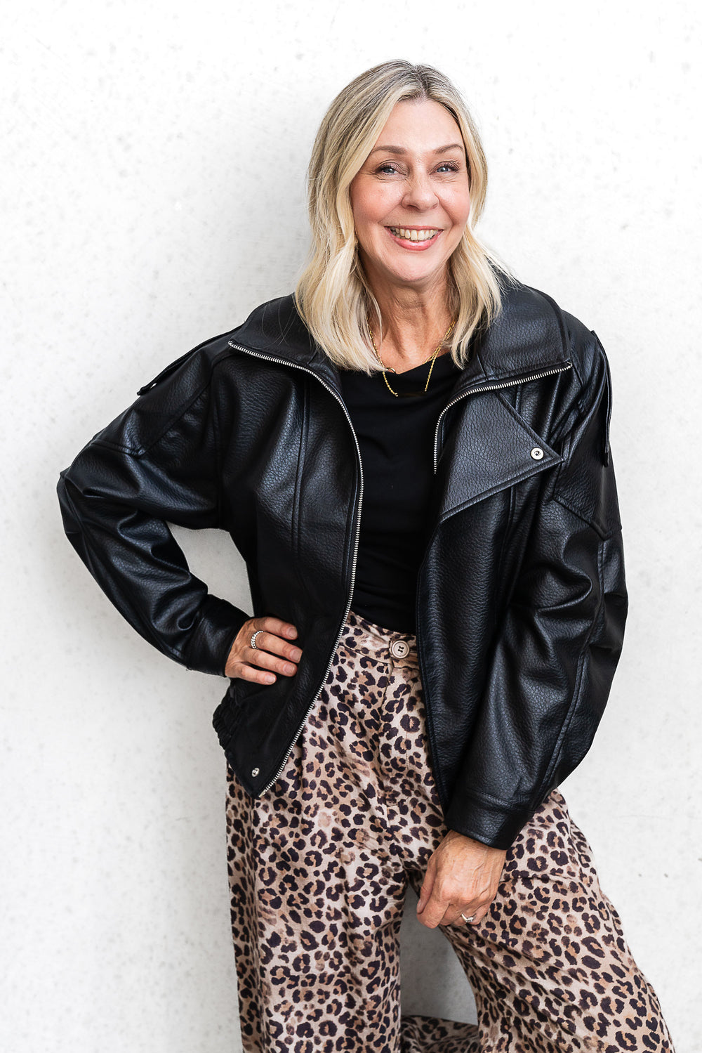Mercer Bomber Jacket - Black - Mabel and Woods