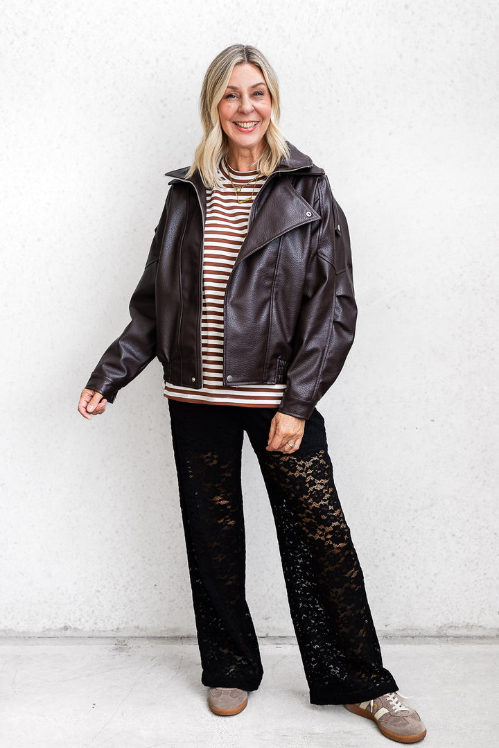 Mercer Bomber Jacket - Cocoa