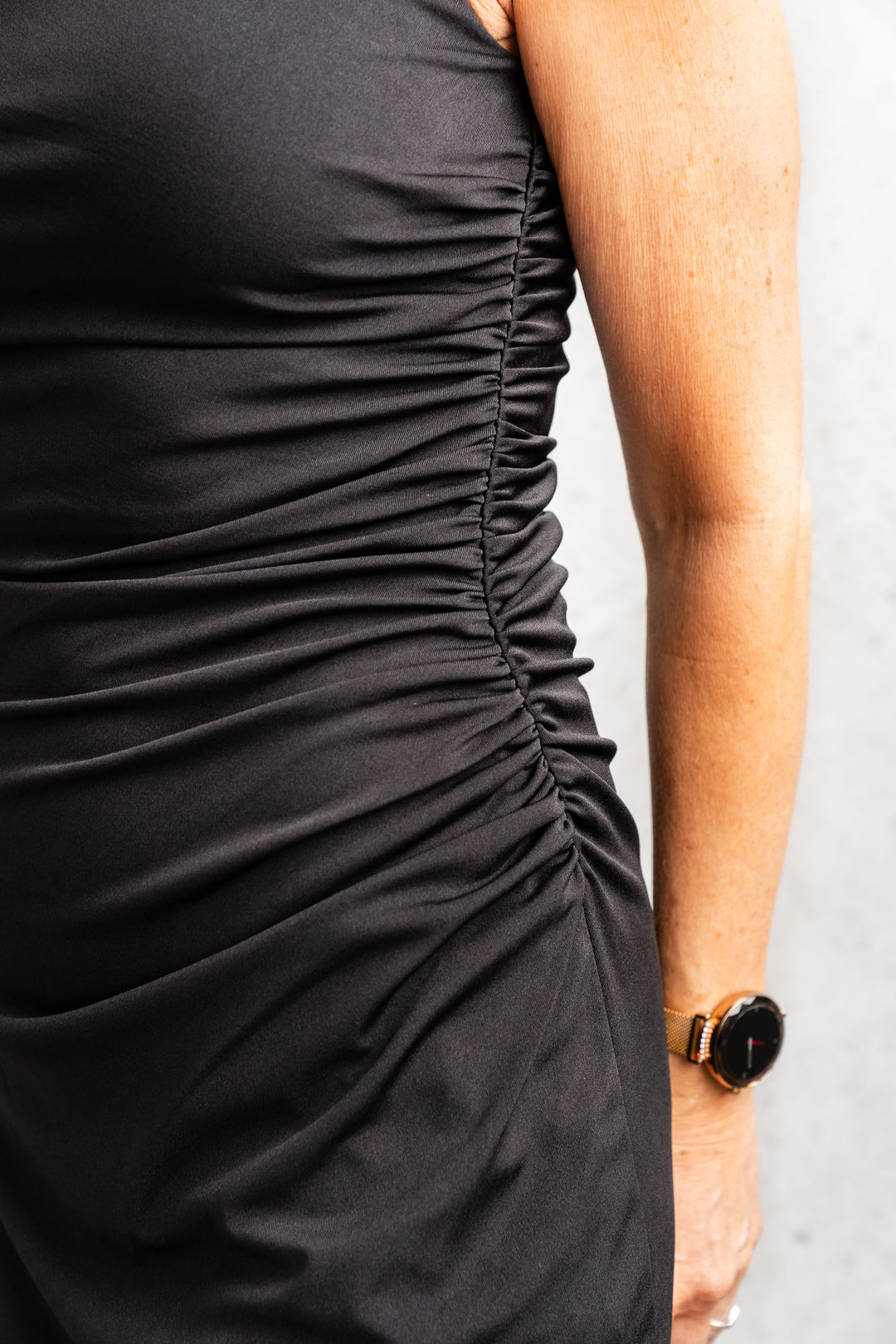 Maya Midi Dress - Black