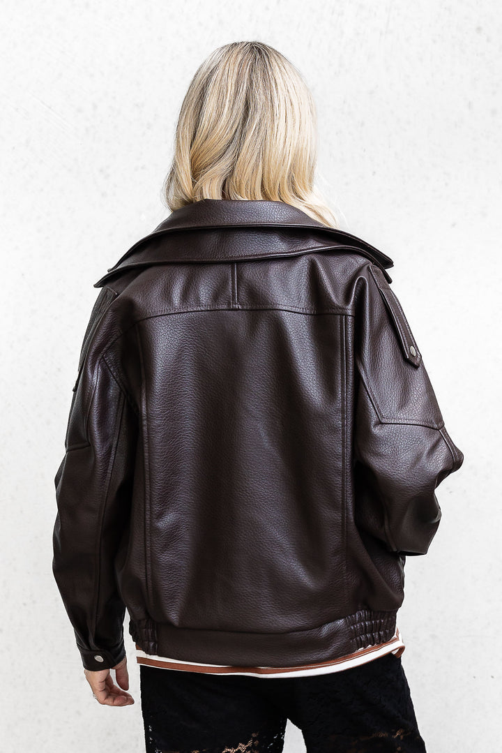 Mercer Bomber Jacket - Cocoa