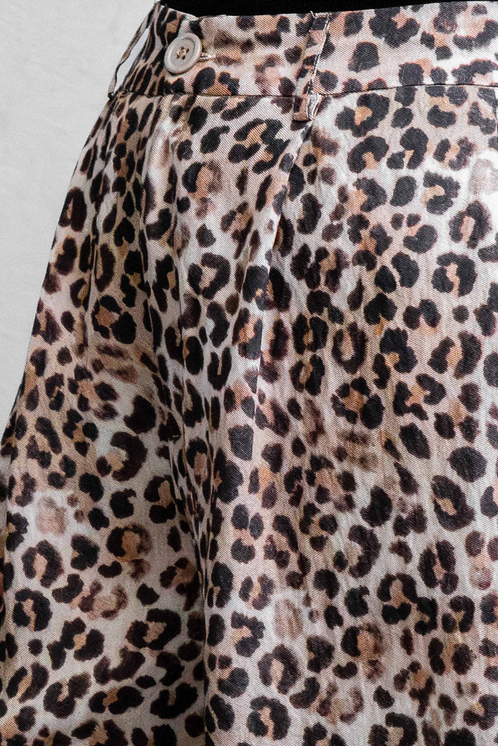 Leopard Wide Leg Pants