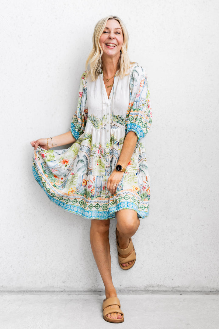 White Lotus Short Dress