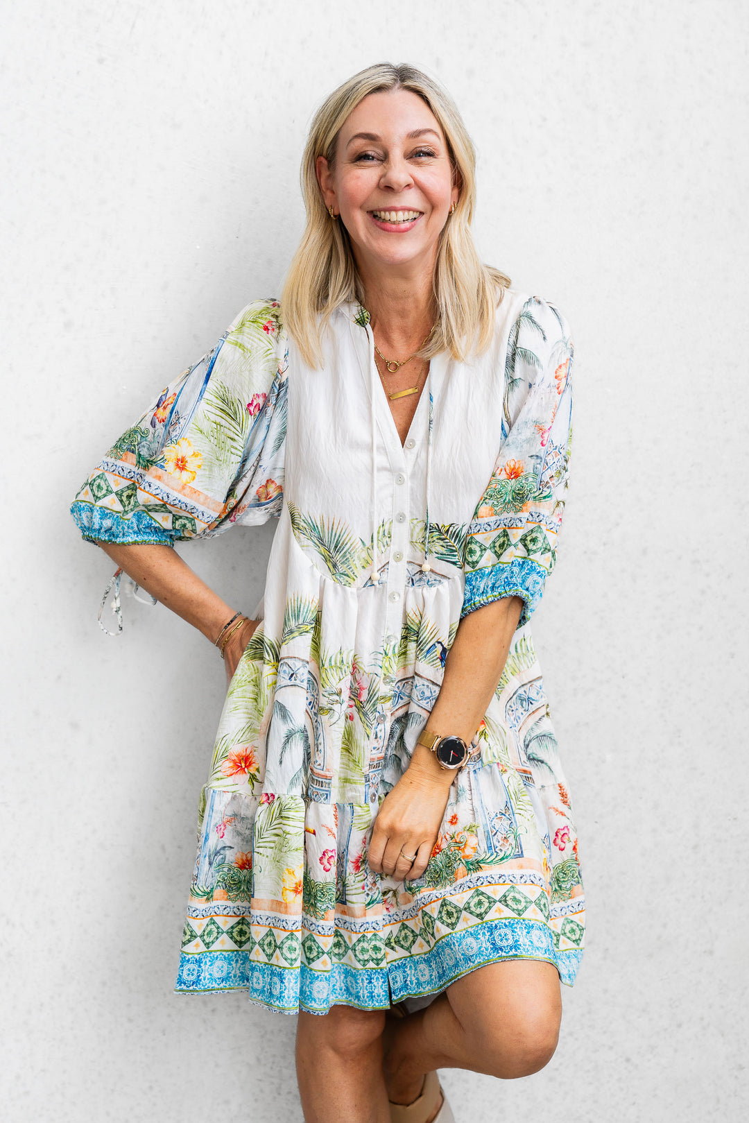 White Lotus Short Dress