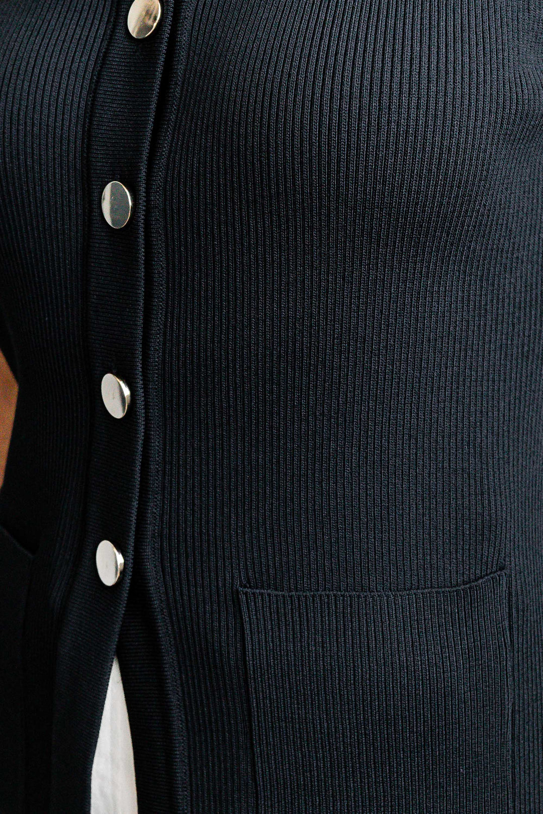 Darcy Knit Vest - Black