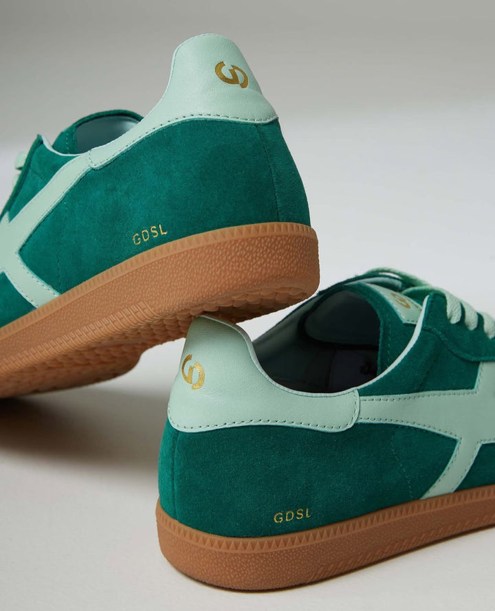Crossroads Suede Sneaker - Green/Mint
