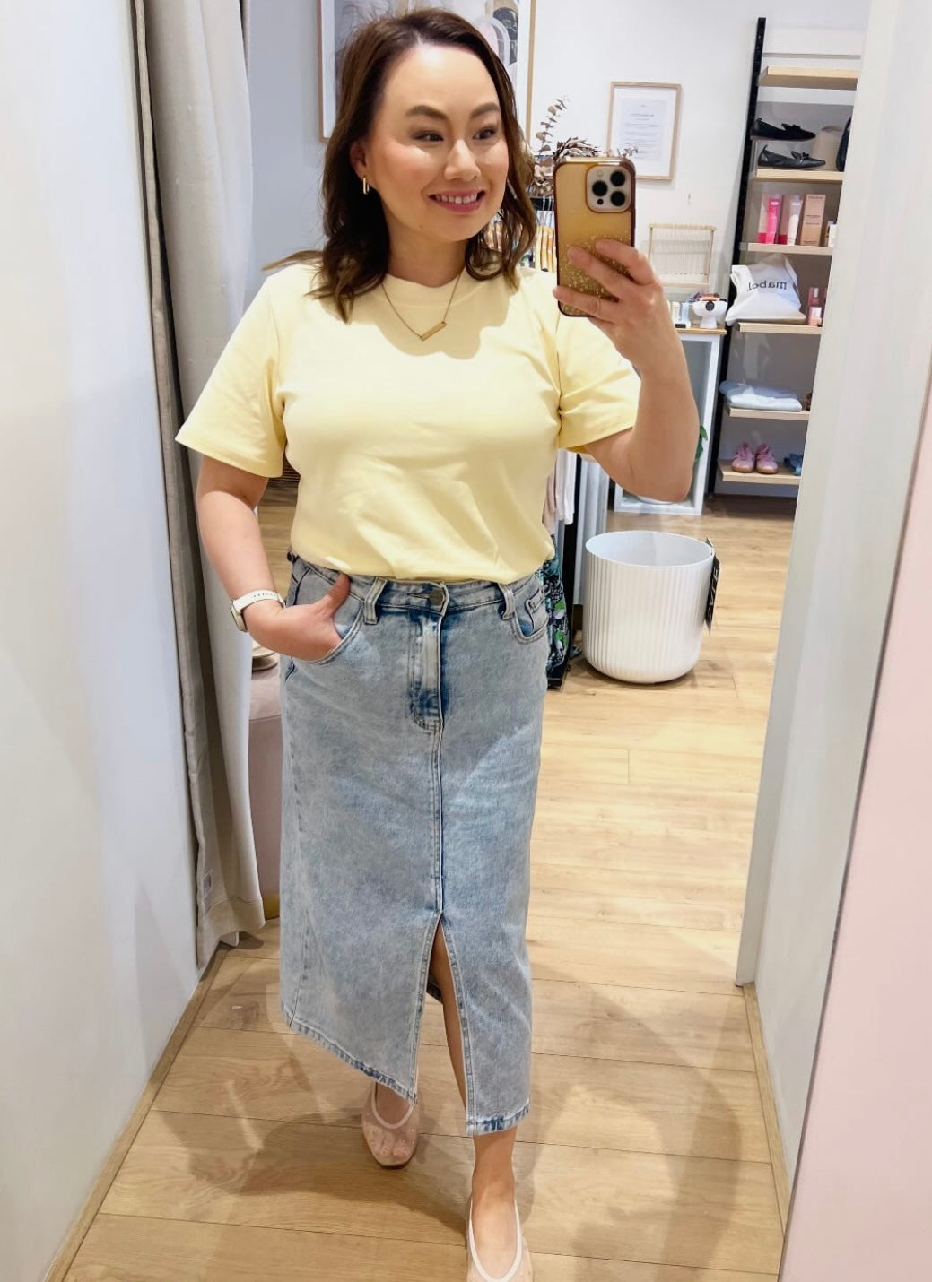 Jenson Denim Skirt - Blue