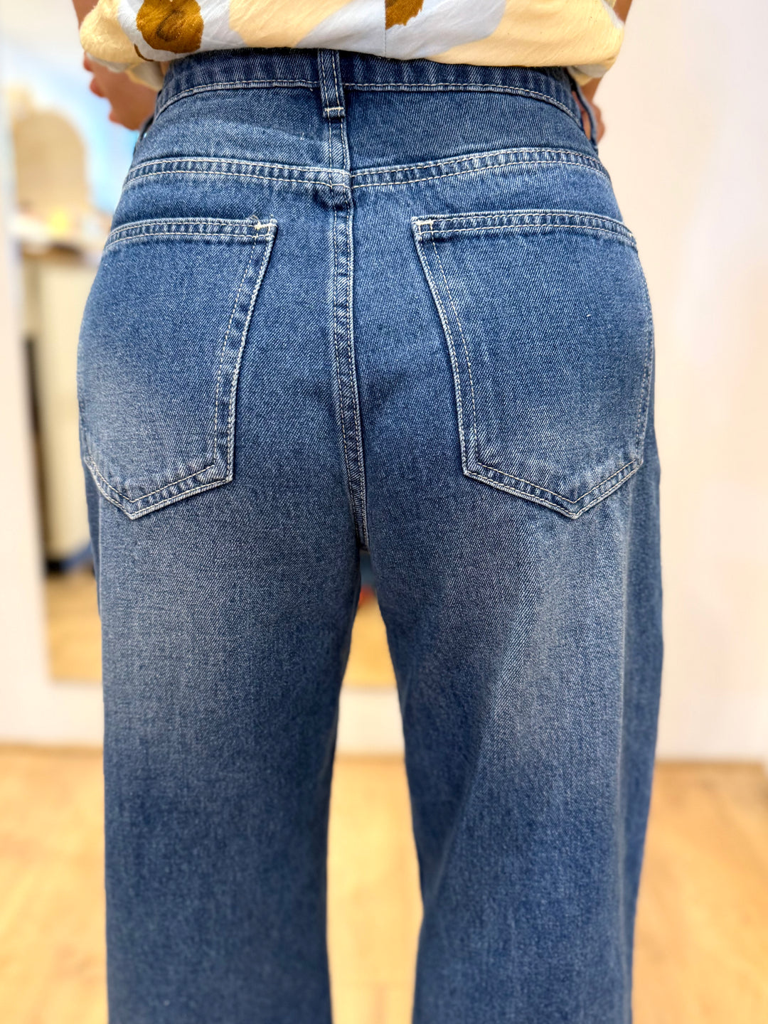 Greer Wide Leg Cuff Jean - Mabel and Woods