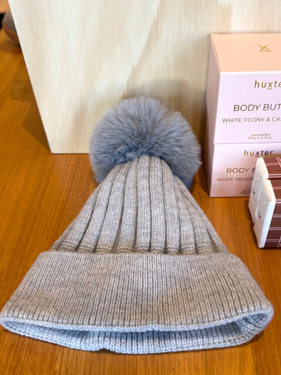 Rib Pom Pom Beanie - Various
