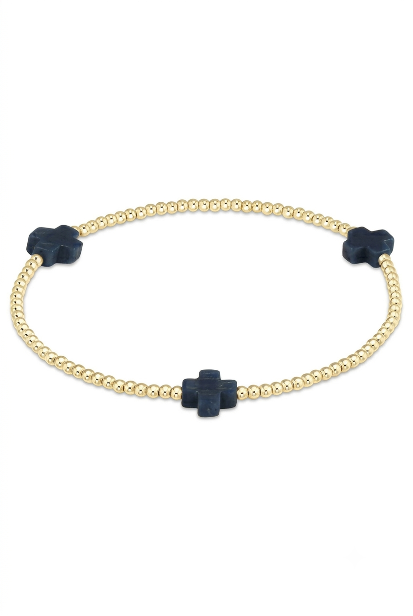 Cross Bead Bracelet