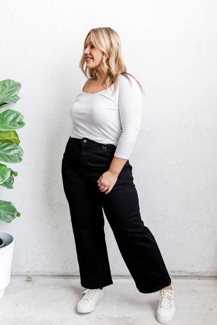 Blake Crop Jean - Black