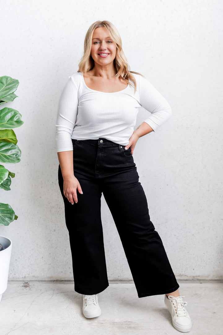 Blake Crop Jean - Black