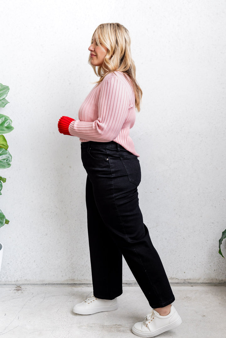 Blake Crop Jean - Black