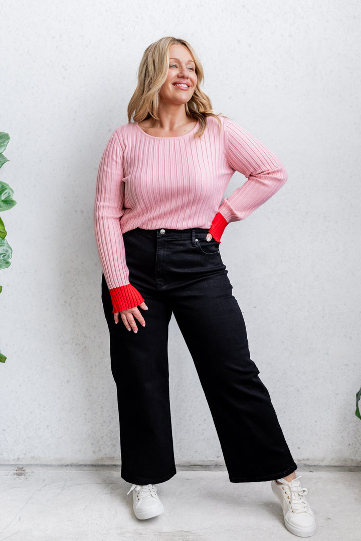 Blake Crop Jean - Black