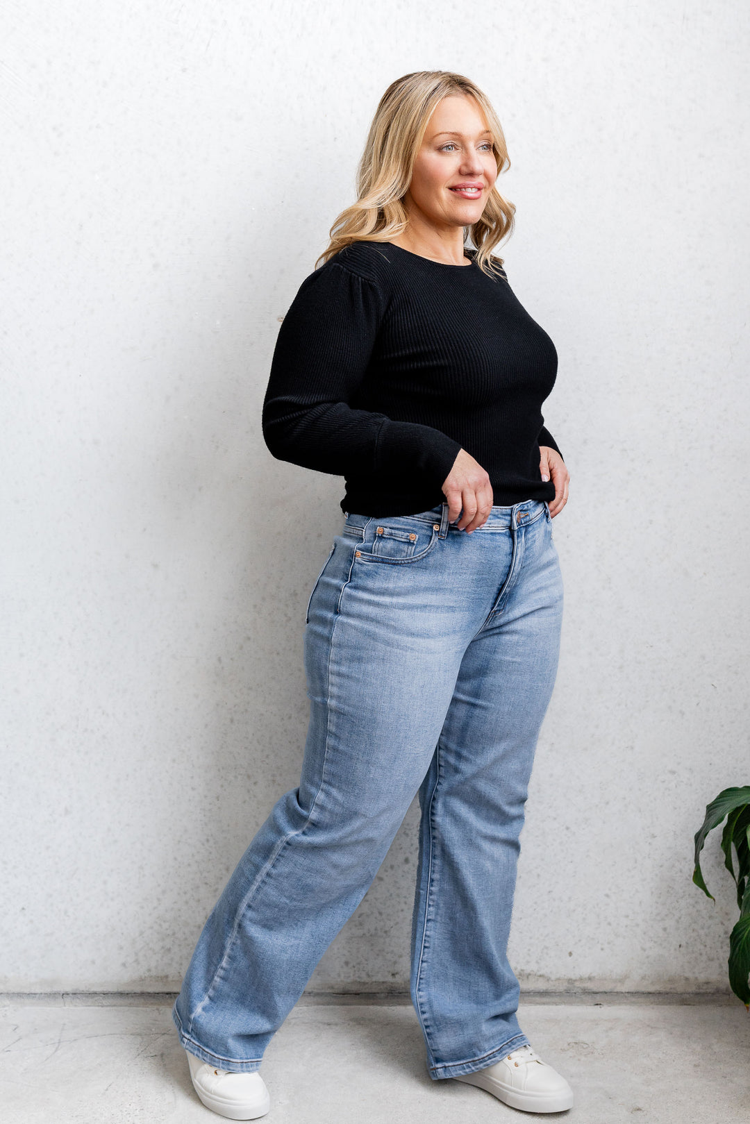 Isabella Rib Knit - Black