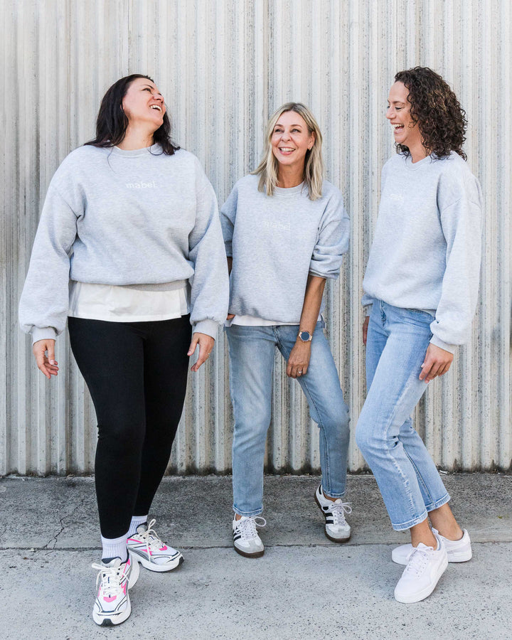 The Mabel Sweatshirt - Grey Marle