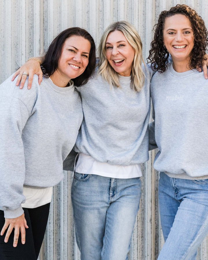 The Mabel Sweatshirt - Grey Marle