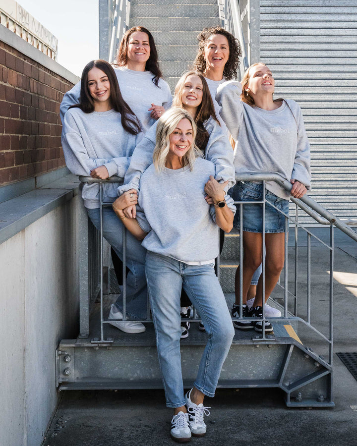 The Mabel Sweatshirt - Grey Marle