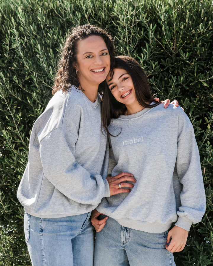 The Mabel Sweatshirt - Grey Marle