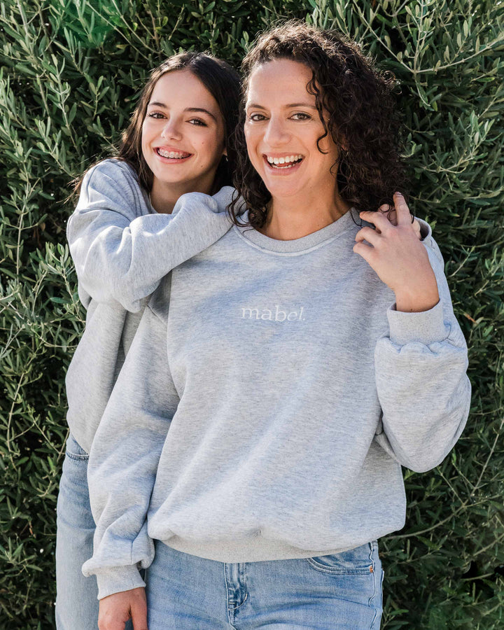 The Mabel Sweatshirt - Grey Marle