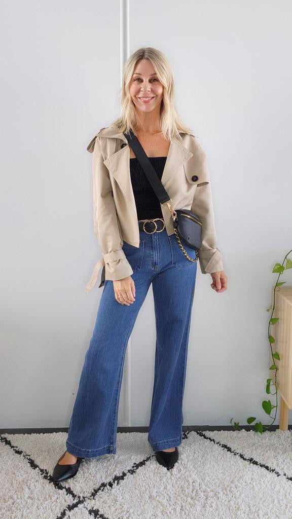 Sophie Wide Leg - Dark Wash
