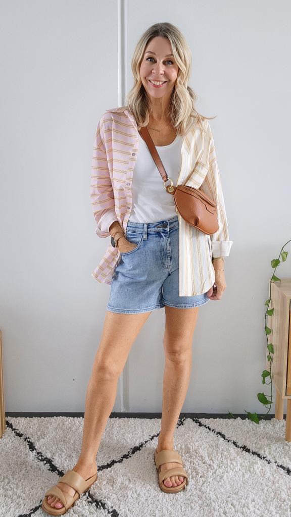 Sunset Breeze Stripe Shirt