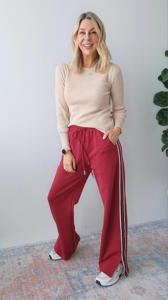 Isabella Rib Knit - Latte