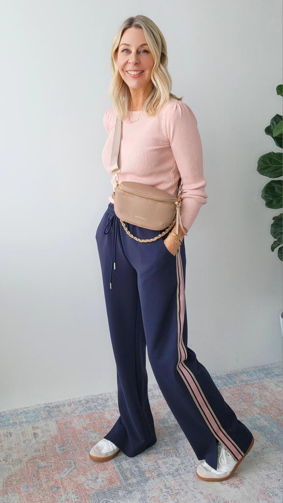 Isabella Rib Knit - Dusk Pink