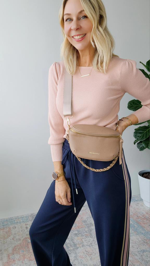 Isabella Rib Knit - Dusk Pink