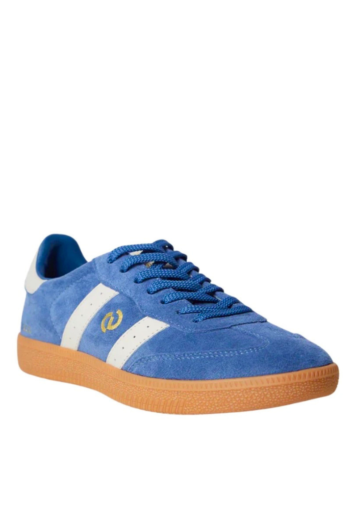 Parallel Suede Sneaker - Peacock/Ivory - Mabel and Woods