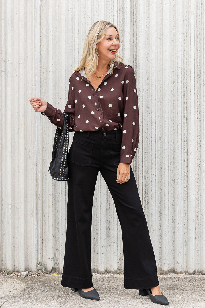 Nicky Cuff Jean - Black - Mabel and Woods