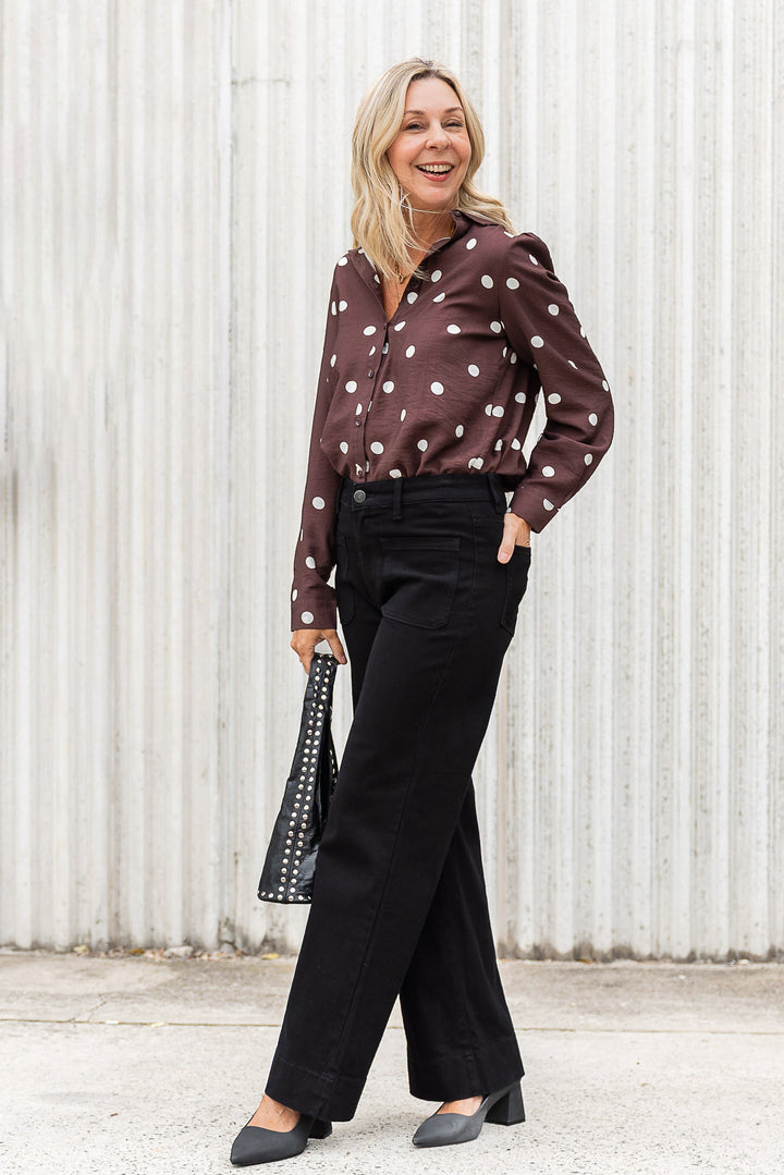 Nicky Cuff Jean - Black - Mabel and Woods