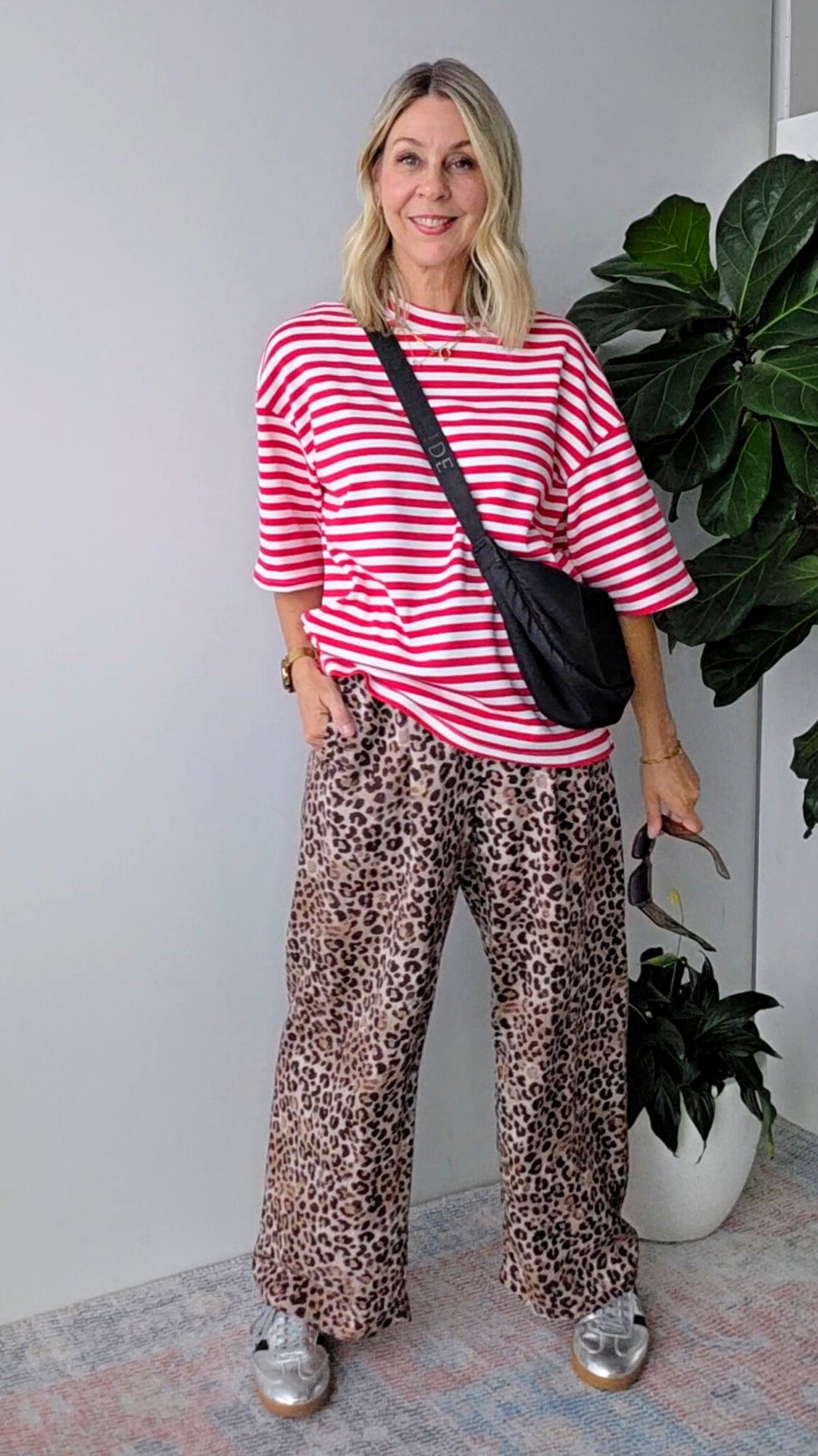 Riot Stripe Tee - Red