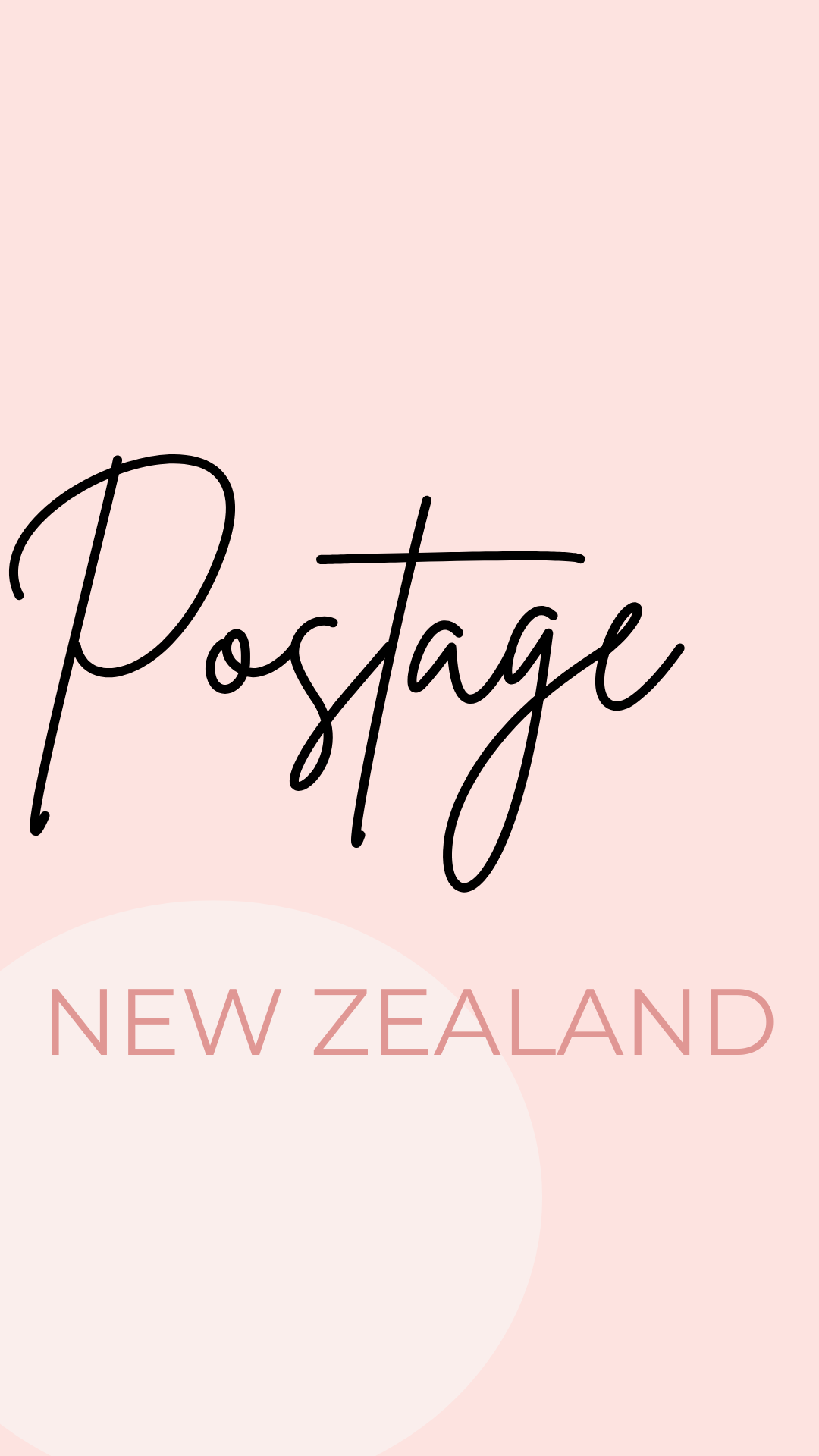 Postage - NZ Only