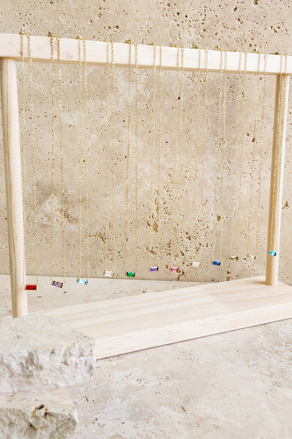 Birthstone Necklaces - Mabel and Woods