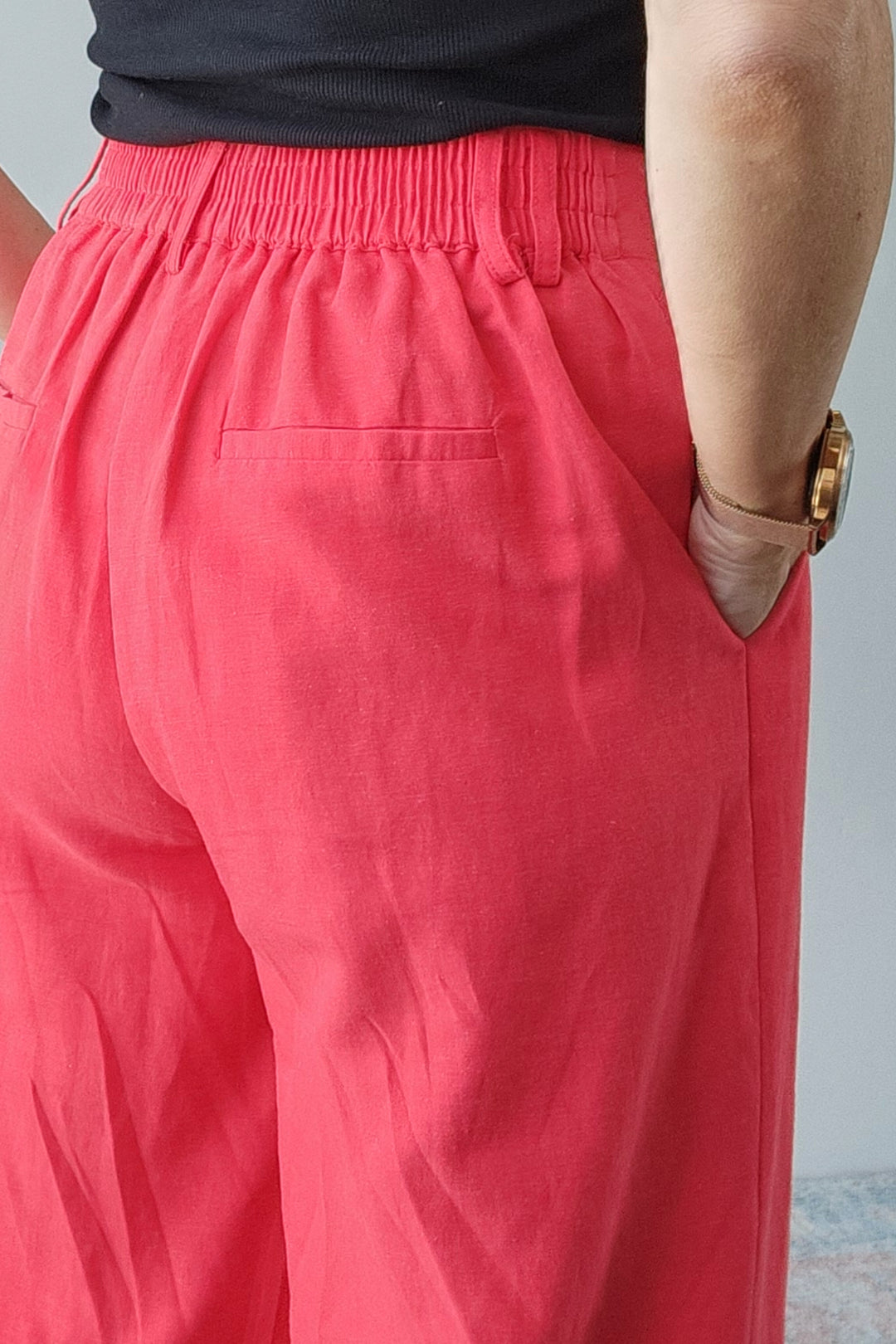 Laneway Pant - Cherry