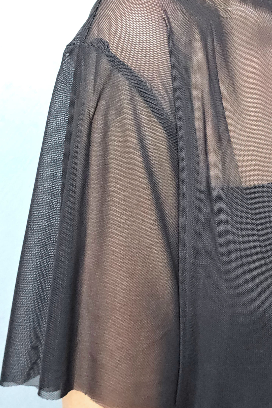 Long Mesh Tee - Black - Mabel and Woods