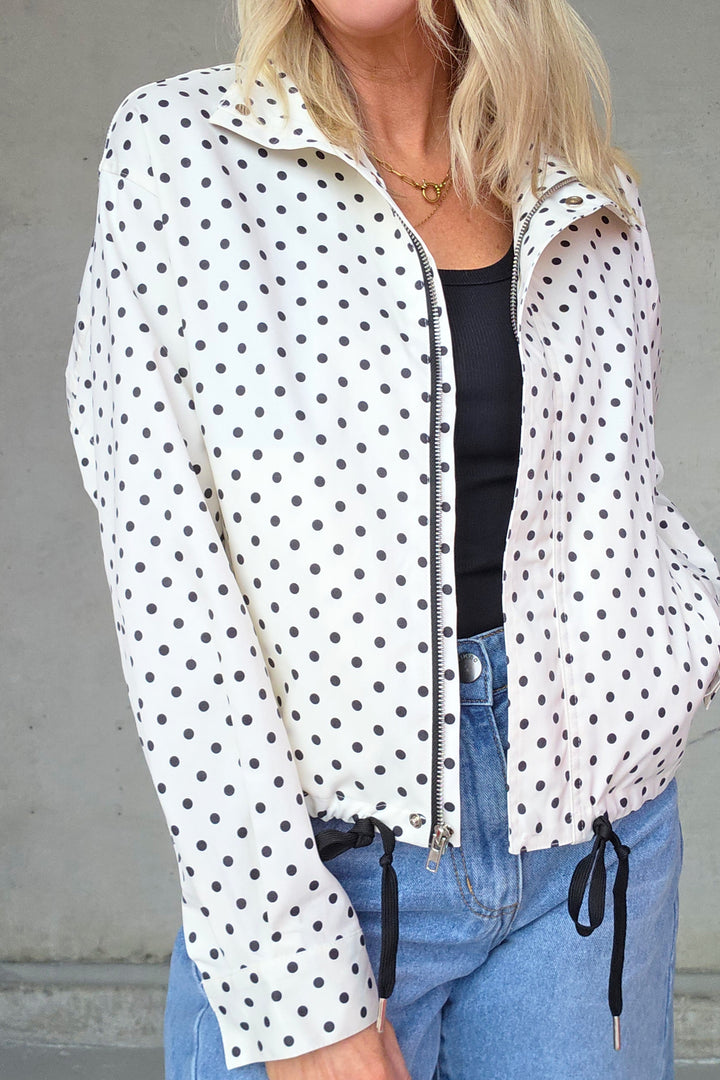 Spring Polka Jacket - Cream