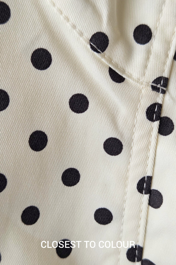Spring Polka Jacket - Cream
