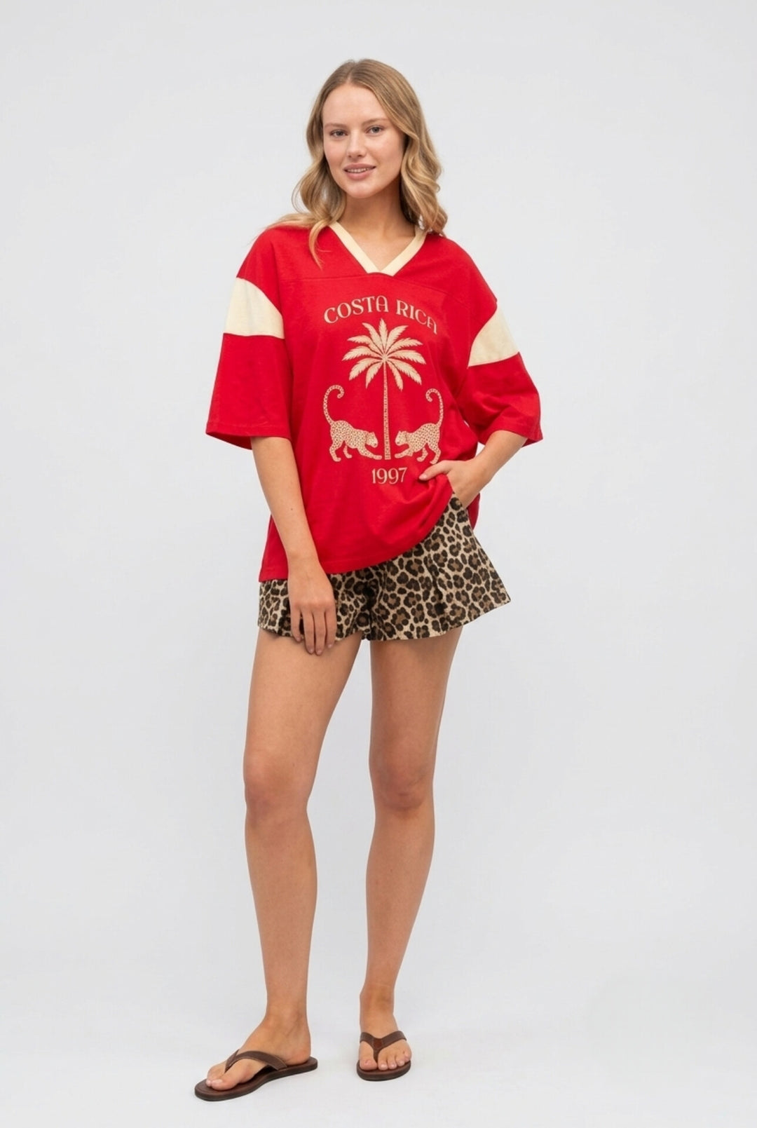 Costa Rica Tee - Red