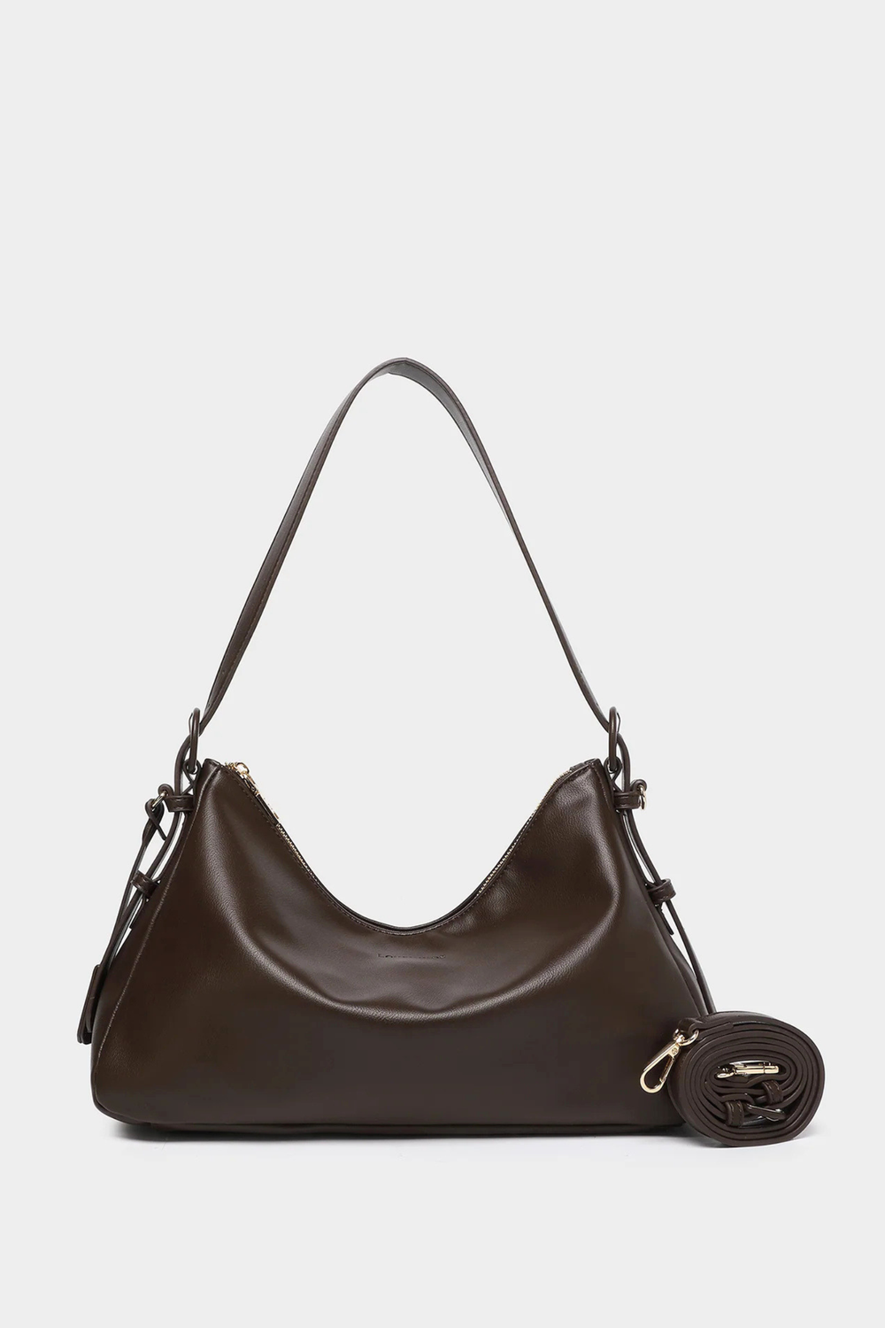 Roxanne Shoulder Bag - Chocolate - Mabel and Woods