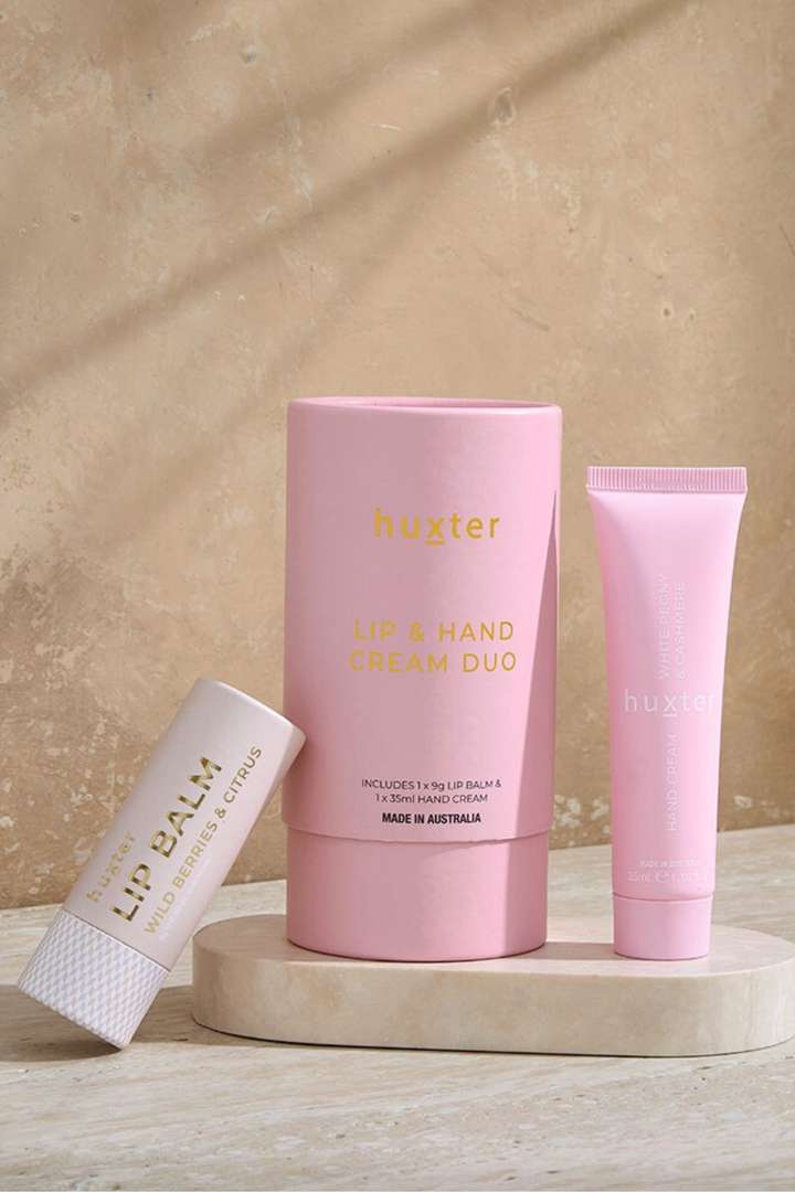 Lip and Hand Cream Duo - White Peony and Cashmere / Wildberries and Citrus