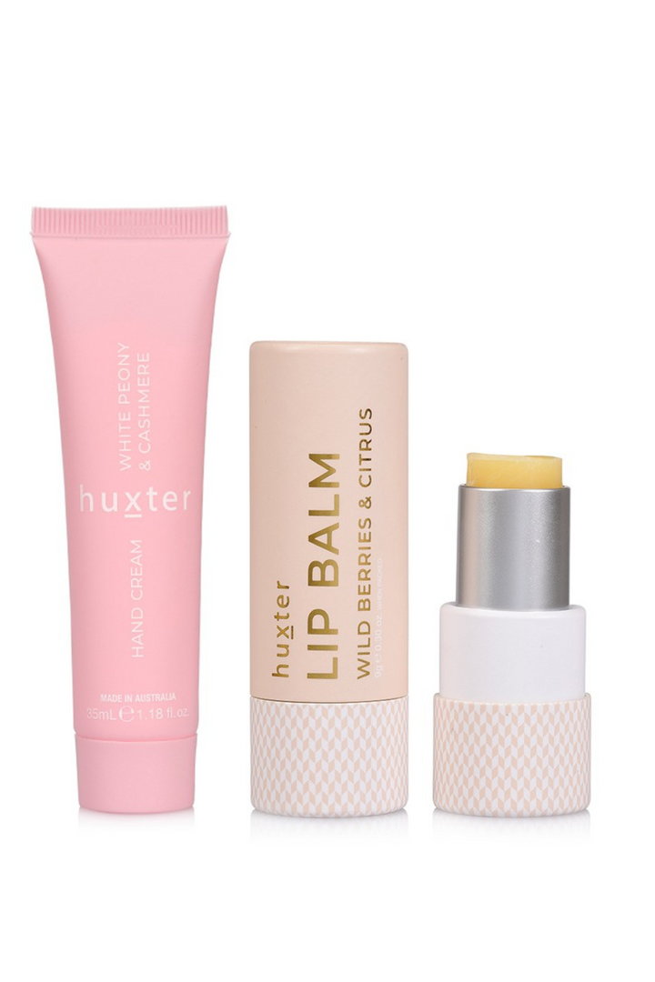 Lip and Hand Cream Duo - White Peony and Cashmere / Wildberries and Citrus