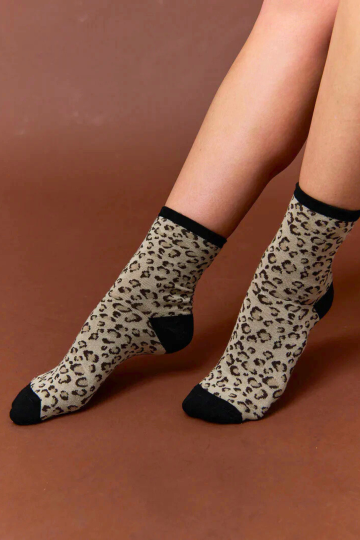 Leopard Print Socks - Mabel and Woods