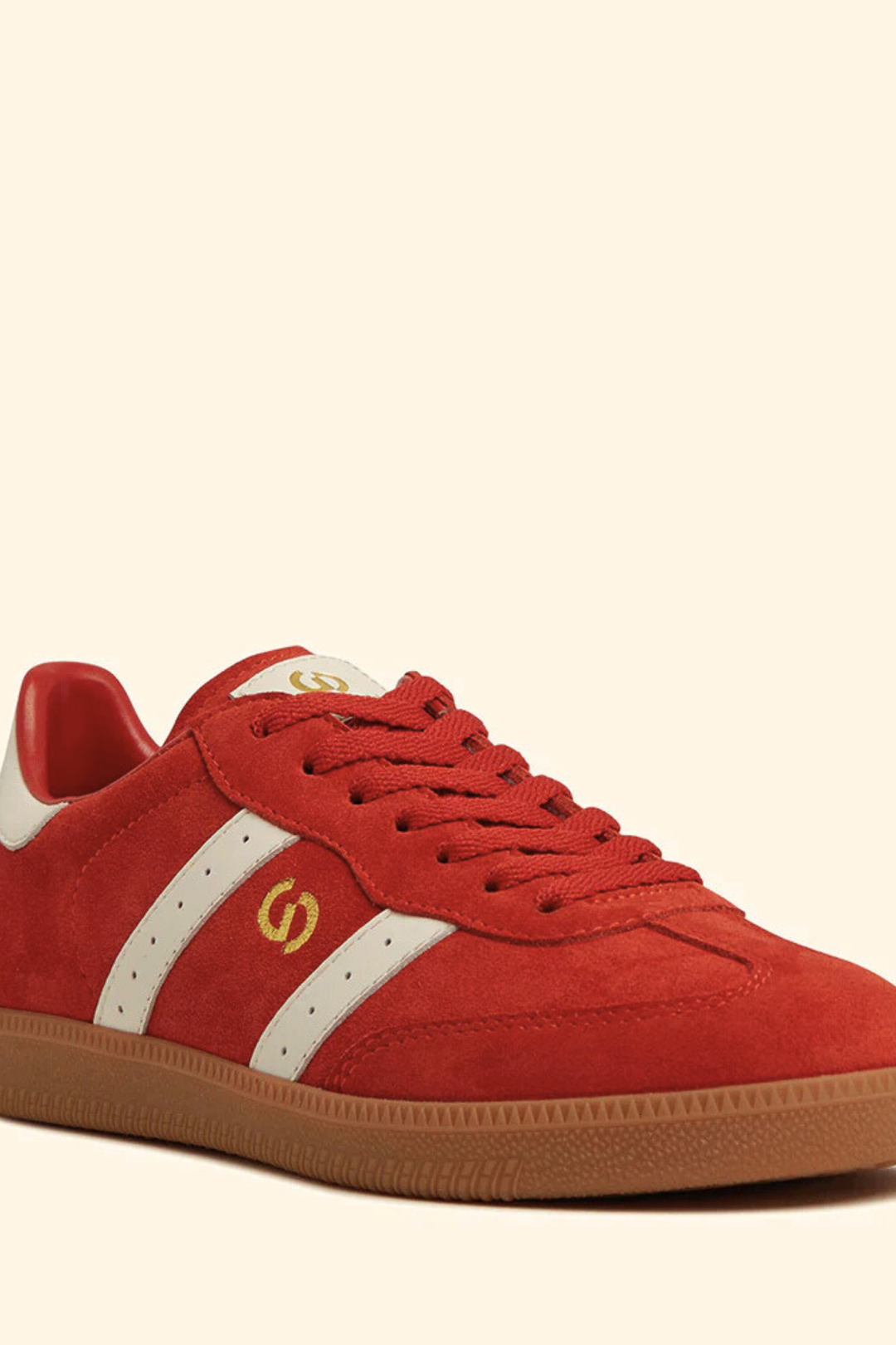 Parallel Suede Sneaker - Red / White