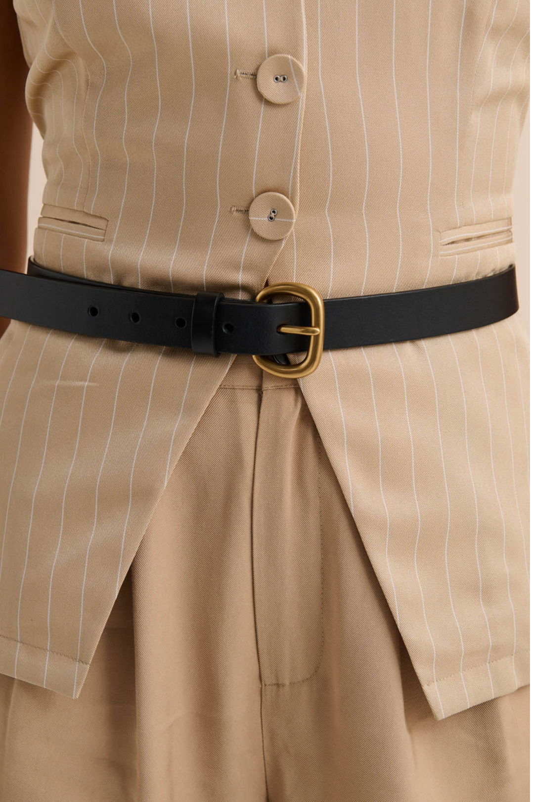 Hudson Buckle Belt - Black