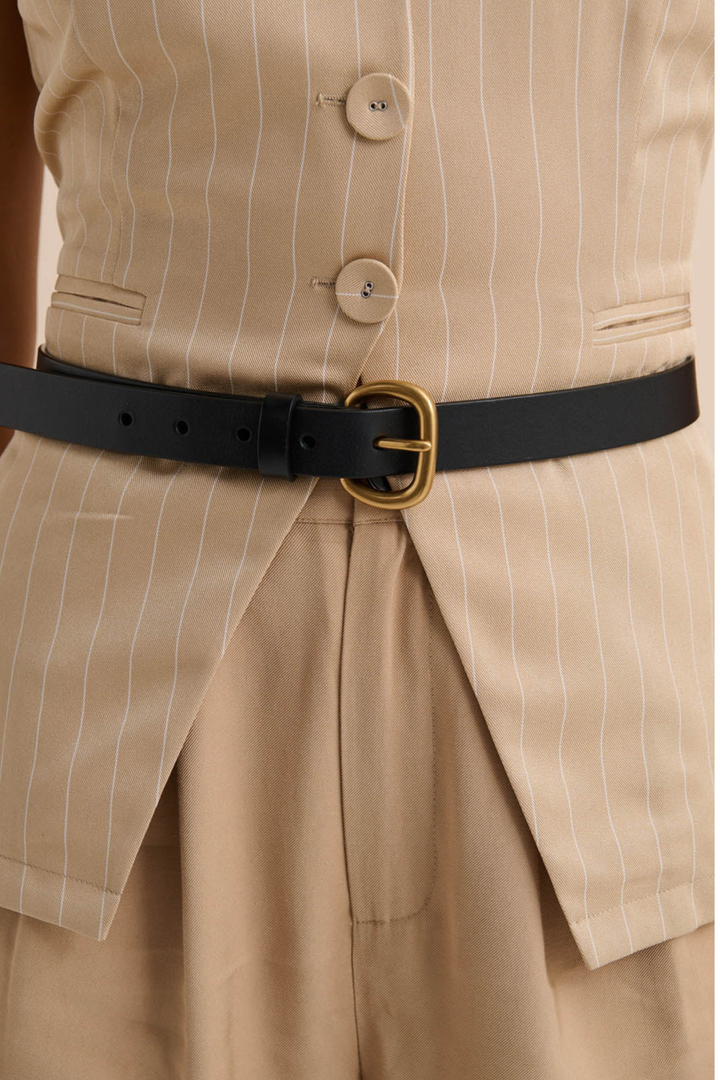 Hudson Buckle Belt - Black